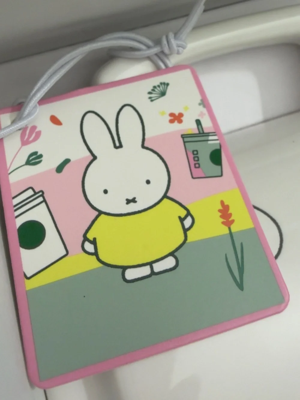 New Starbucks x Miffy 14oz Ceramic Coffee Tea Mug with Lid Limited Edition